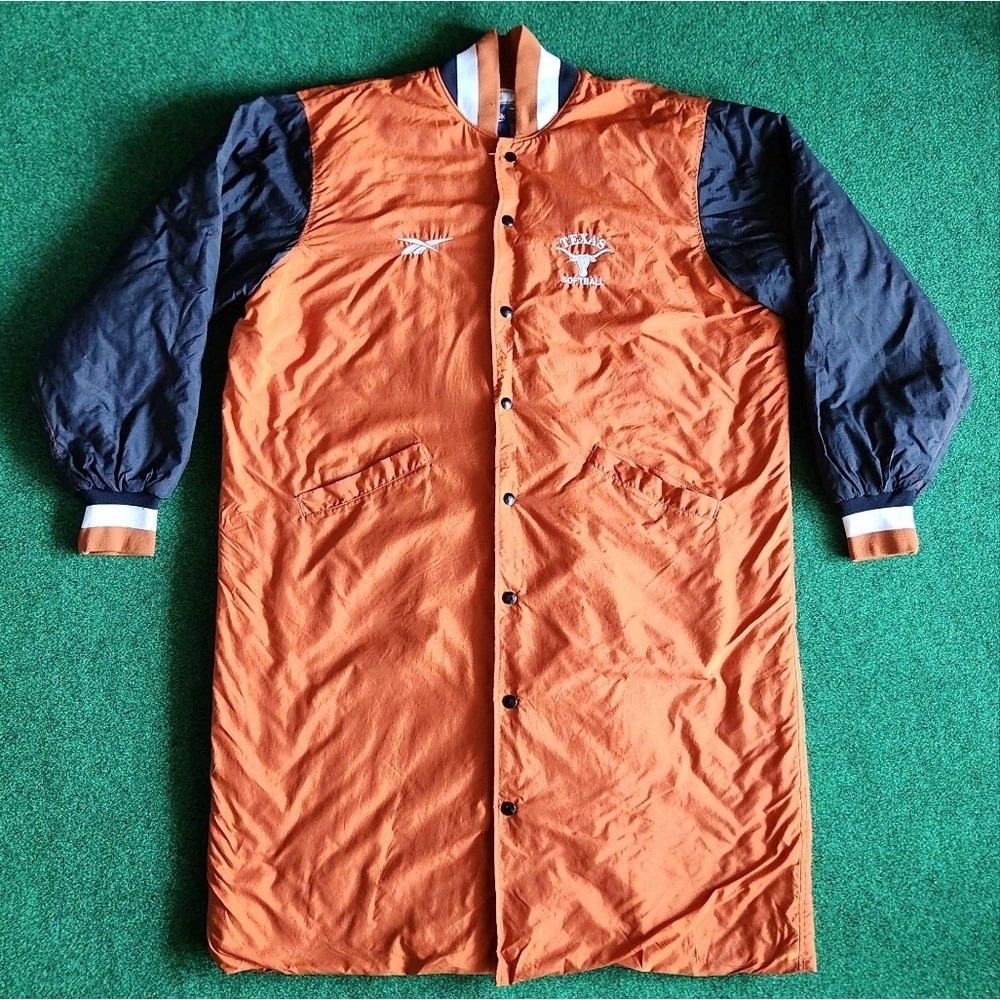 Vintage Reebok Texas Longhorns Women Softball Coat Xl